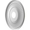 Ekena Millwork Berkshire PVC Medallion (Canopies up to 7"), 16"OD x 3 1/2"ID x 1"P, Satin Hunt Club Green CMP16BEGHC - alternate 2